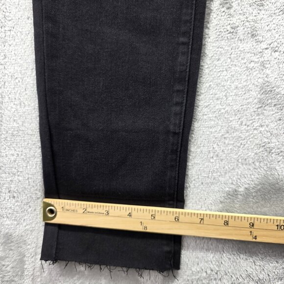 Judy Blue Jeans Womens 7 28 Black Slim Fit Mid Rise Distressed Stretch JB88137 - Picture 13 of 13